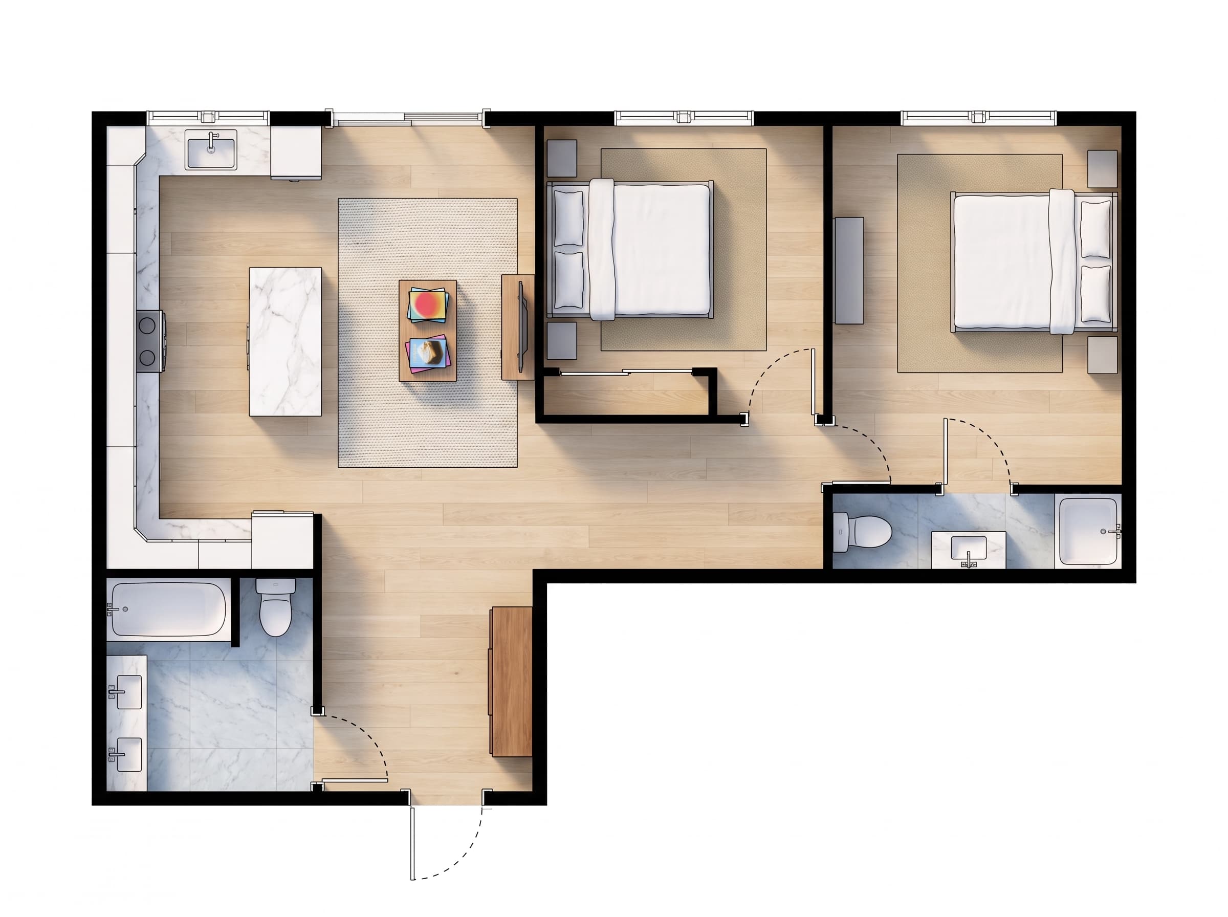 Modelo Pradera Cottage - vista 2